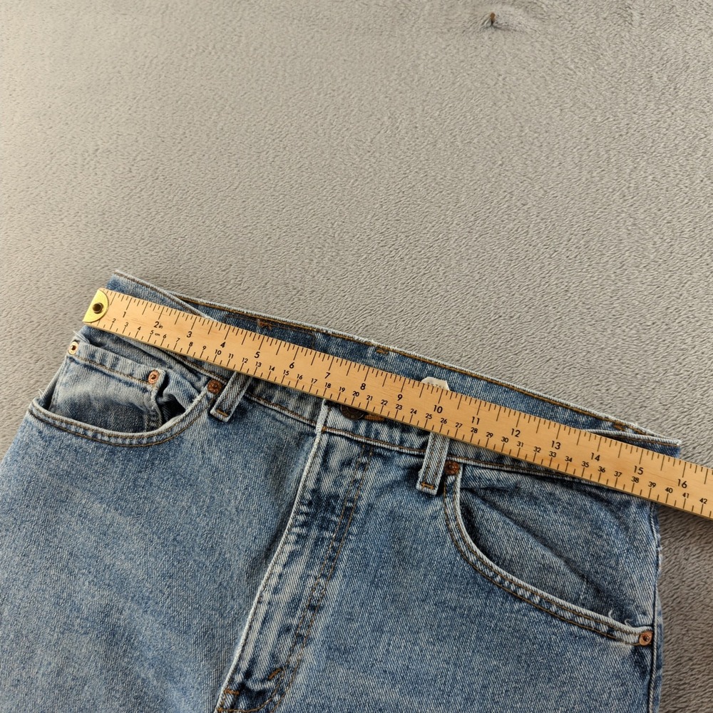 Vintage 90s Levis 550 Jorts Mens 33 (Fits 32) Blue Light Wash Faded Cut Off USA - Picture 9 of 14